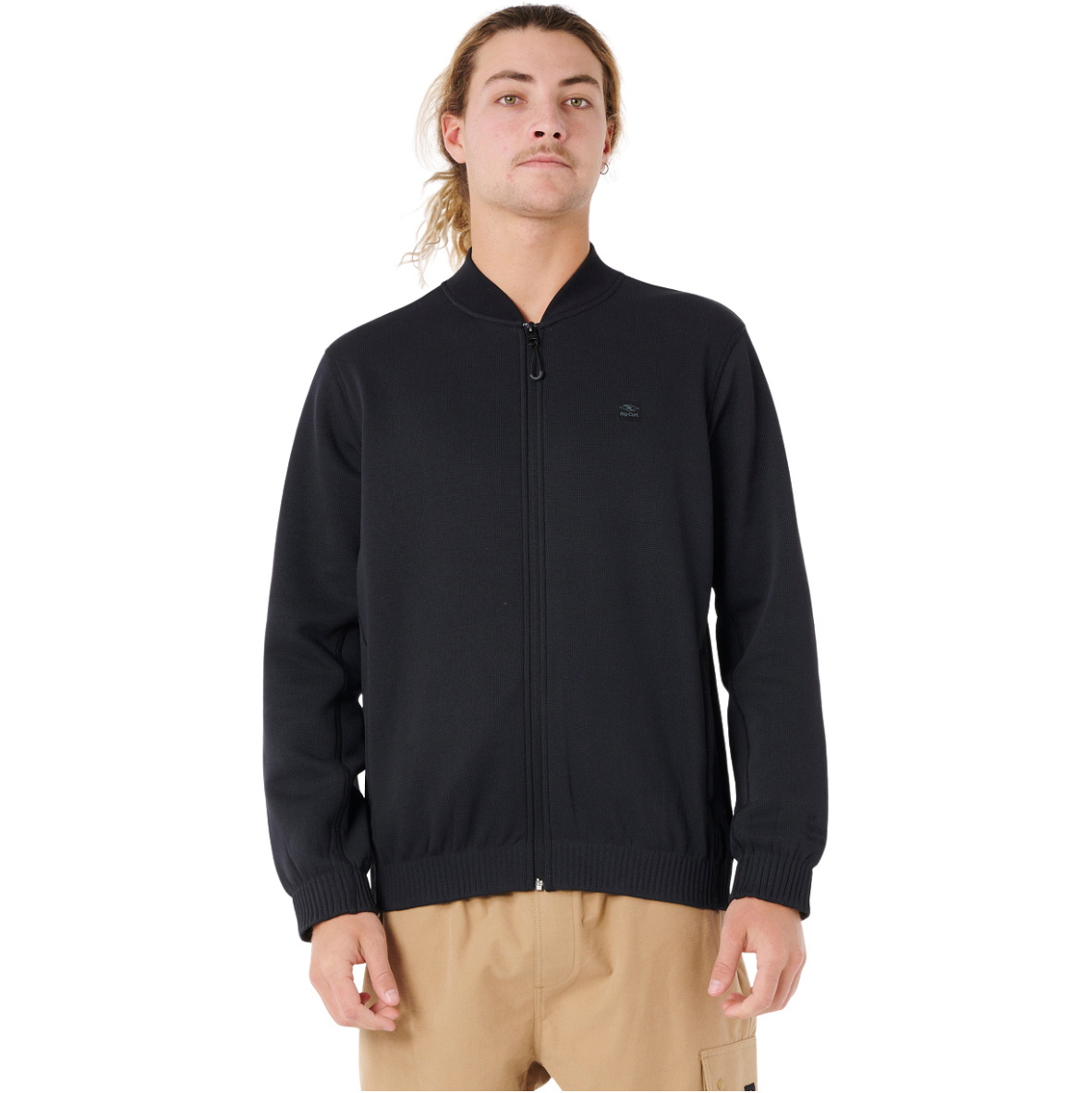 2025 Rip Curl Männer Anti Series Mick Fanning Bomberjacke 0A1MFL - Black